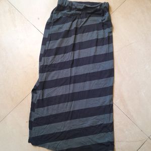 Maxi Skirt Stripy Blue