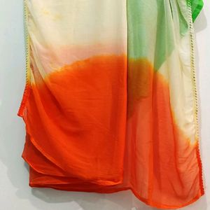 Tiranga Colour Dupatta