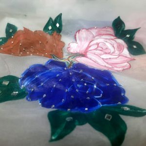 Painted Dupatta