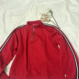 Red Sporty Sweatshirt