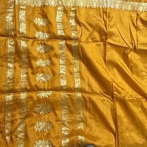 Beautiful Banarasi Chrome Silk Saree