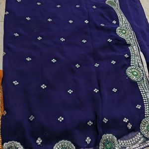 Beutiful Saree For Festival Garba