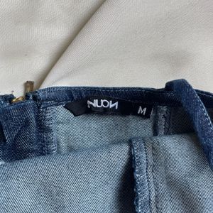 Nuon Denim Bralette Top