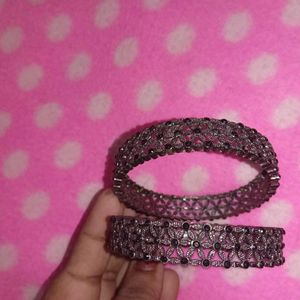 Silver Bangle Set