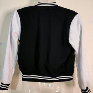 varsity crop jacket