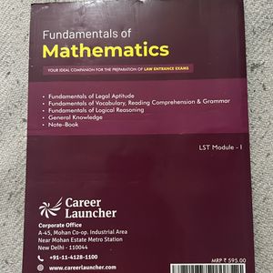 Law Entrance Test Book