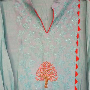 Green Coloured Kurti Xxl