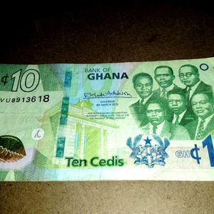 Ghana 10 Ceidi Currency