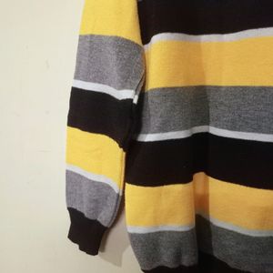 BRANDED WOOL SWEATER