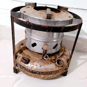 Old Stainless Steel Kerosene Wick Stove