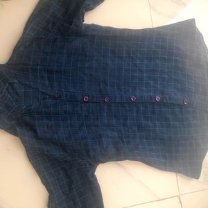 Navy Blue Shirt✨️ For Sale