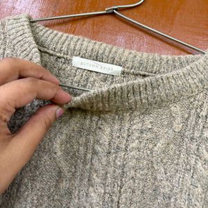 Korean Woollen Cropped Pullover