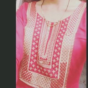 Red Kurta Set