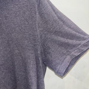 Grey Polo Neck T-shirt