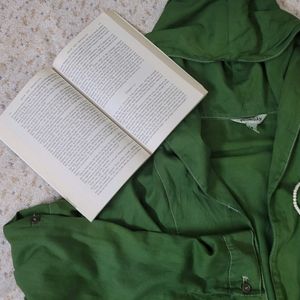 Green Oversized Jacket