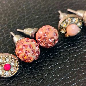 Earrings Set In pink!