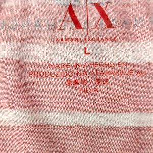 Armani Exchange Tshirt Size L Red