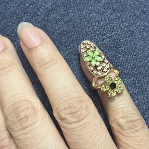 Embellished Nail Ring