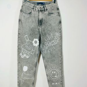 Grey Casual Jeans (Womens)