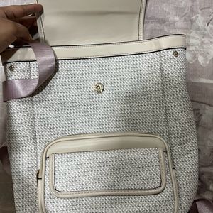 New White Allen Solly Laptop Backpack For Women