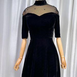 Korean Velvet Dress