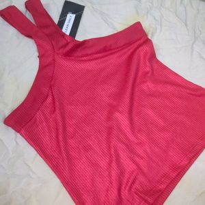 today's Offer📣📣RED Stylish Top For Women Shinny