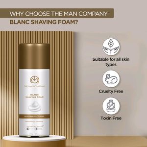 The Man company Shaving Foam | Glycerin & Vitamin