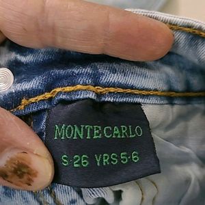 Combo of Truffles  velvet top & montie carlo jeans