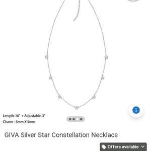 92.5 Silver Star Necklace