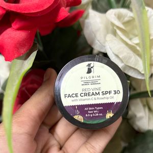 Pilgrim Red Vine Face Cream Spf 30