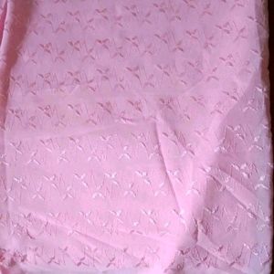 3piece Pink Chikankari Suit(Unstitched)