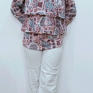 Women printed Empire Top