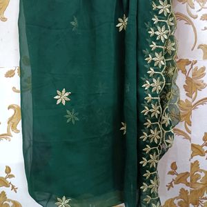 Party Wear Suit With Dupatta And Salwar With Handwork