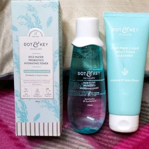 Dot & Key  Combo Pack Of 2 Toner And Cleanser