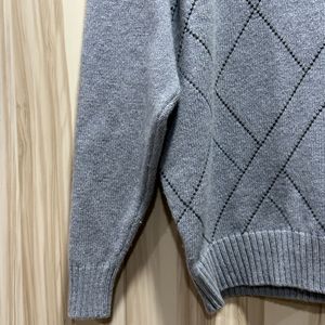 Crocodile High Neck Sweater