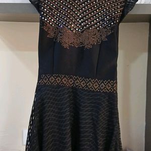 Black Color Ethnic Gown