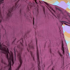 Used Men XXL Silk kurta in excellent condition