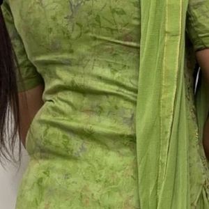 Women Green Color Suit On Sale