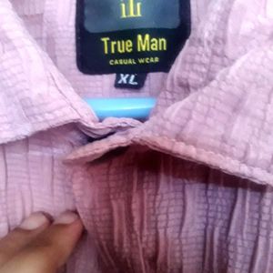 Pink Colour Men Shirt