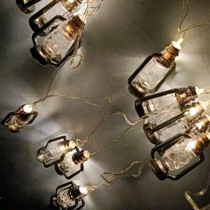 Black Lantern Fairy String Light For Home Decorati