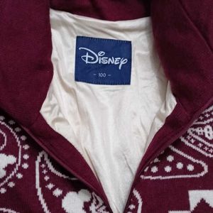 Disney Wool Sleeveless Jacket- Korean Imported