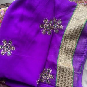 Saree Pure Georgette NEW