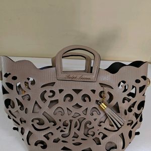 Ralph Lauren Cutwork Handbag