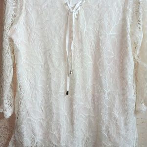 🇨🇳 MILLER'S Trendy Lace Top Layered White