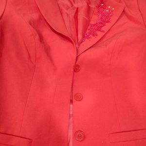 Women's Red Blazer