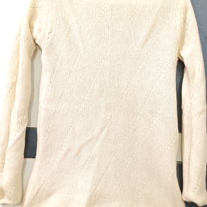 White Woolen Sweater