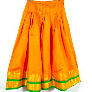 Orange And Green  Lehenga Sets (Women's)