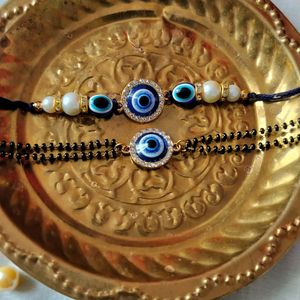 Evil Eye Rakhi Combo