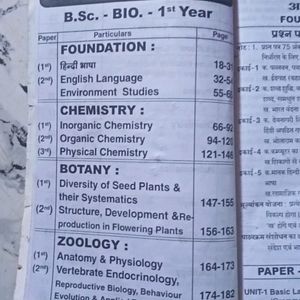 Bsc 1st Year Unsold 2023-24