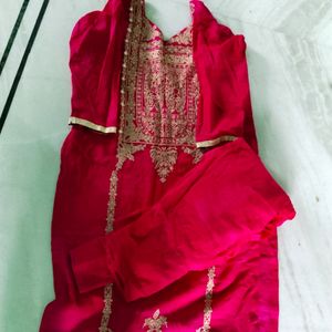 Suit Set (Dark Pink )